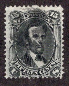 US #98 Fifteen Cent Lincoln AVG/U  ~jm-1635