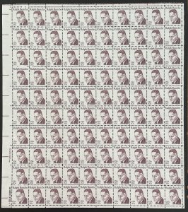 Scott 1860 RALPH BUNCHE￼ ￼Sheet of 100 US 20¢ Stamps MNH 1982 