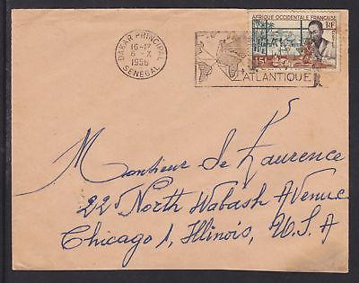 French West Africa Sc 59 on 1956 Cover to US F-VF