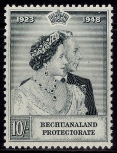 BECHUANALAND PROTECTORATE GVI SG137, 10s black RSW, LH MINT. Cat £42.