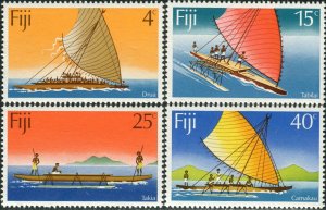 Fiji 1977 SG545-548 Canoes set MNH