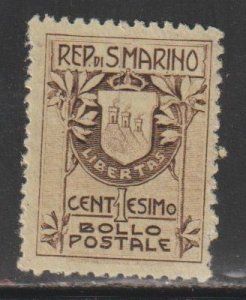 San Marino   SC  78  Mint Lightly Hinged