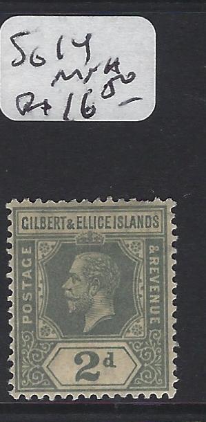 GILBERT AND ELLICE ISLANDS (P1804B)  KGV  2D  SG 14  MNH