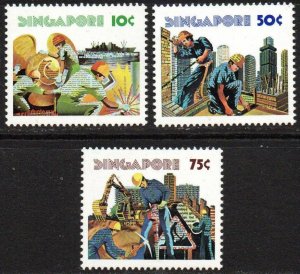 Singapore Sc #276-278 Mint Hinged