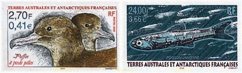63855 MNH ANTARTIDA FRANCESA 2000 FAUNA ANTARTICA