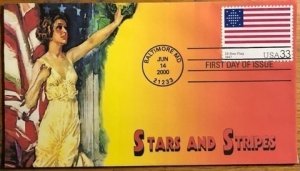 Scott 3403a-d, f-t Historic Flag Set of 20 Heritage Cachet First Day Covers