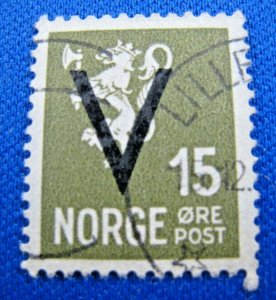 NORWAY  1941  -  SCOTT # 227  -   USED   (SM16)