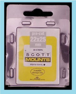 Scott Mounts Clear 22/25, U.S.Def-Vert. (pkg 40)(00904C)