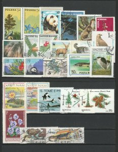 WWF Endangered Animals Nice Selection Topical Stamps 15717-