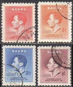 Nauru 1937 Coronation used