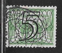 Netherlands 227, 5c on 3c Numeral, Gull Type, Used, VF