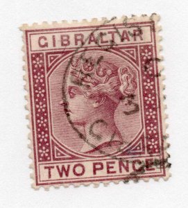 Gibraltar Scott #12 Stamp - Used Single