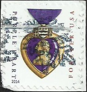 # 4704b USED PURPLE HEART AND RIBBON