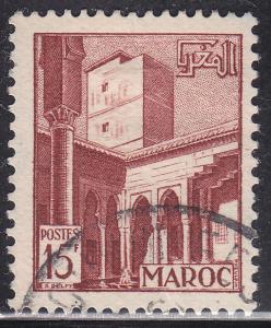 French Morocco 275 Patio Scene, Oudayas 1951