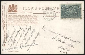 Canada 1908 Quebec Tercentenary Card Guelph to BERLIN Ontario Cover 111363