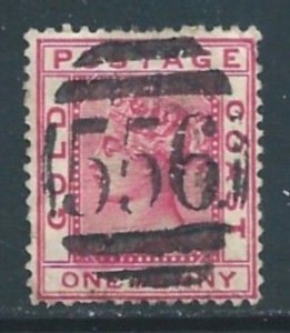 Gold Coast #13 Used 1p Queen Victoria - Wmk. 2