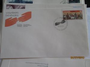 Canada #1132  FDC volunteering