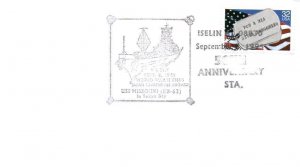 50th ANNIVERSARY OF V-J DAY JAPAN SURRENDERS PICTORIAL CANCEL USS MISSOURI 1995