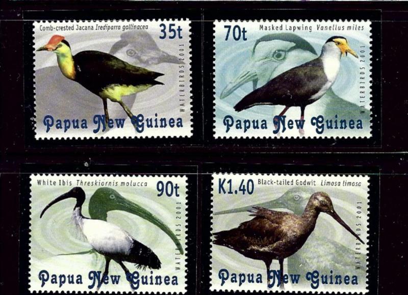 Papua New Guinea 997-1000 MNH 2001 Birds