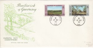 Guernsey Europa FDC pmk SARK