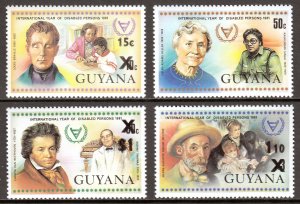 Guyana - Scott #418-421 - MNH - SCV $8.50