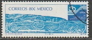 MEXICO 1144, 50th Aniv. Irrigation Proj-Netzahualcoyotl Used. F-VF (1219)