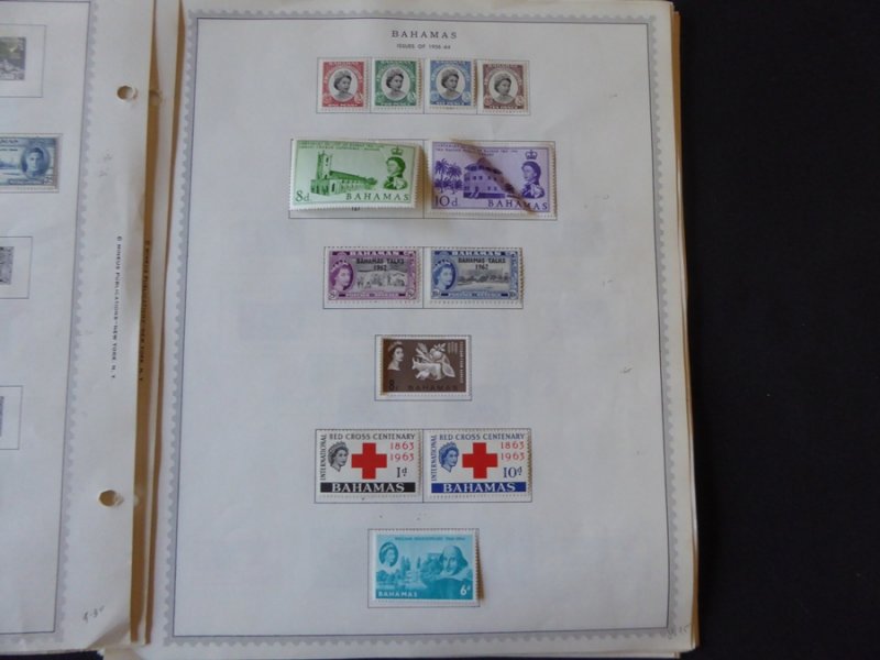 Bahamas 1884-1991 Stamp Collection on Album Pages