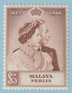 MALAYA - PERLIS 2  MINT LIGHTLY HINGED OG * NO FAULTS VERY FINE! - MCX