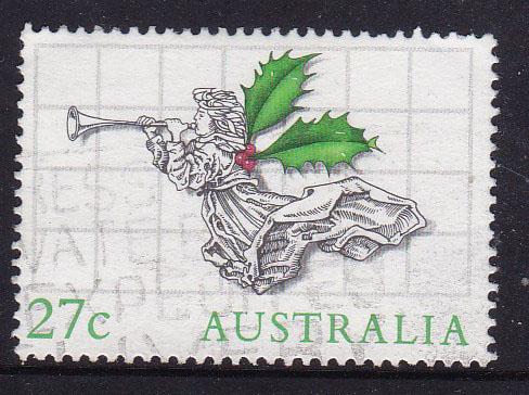 Australia #967 1985 Christmas Angel with Trumpet-used 