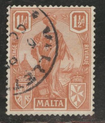 MALTA  Scott 102 used 1923 