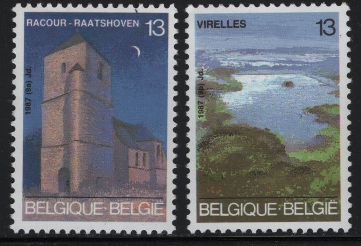 Belgium 1271-1275 (4) set  MNH, 1987 Tourism