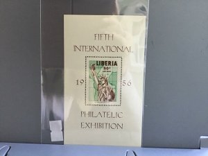 Liberia Fifth International Philatelic Exhibition 1956  MNH  stamp sheet R26831