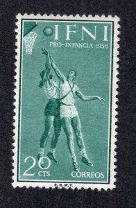 Ifni 1958 20c Basketball, Scott 84 MH, value = 30c