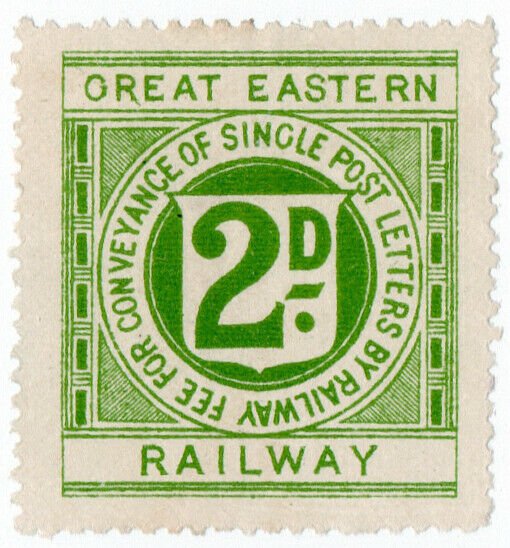 (I.B) Great Eastern Railway : Letter Stamp 2d