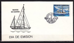 Dominican Rep., Scott cat. C267. Naval Training Ship issue. First day cover.