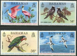 BAHAMAS Sc#362-365 1974 Bahamas National Trust Complete Set OG Mint NH