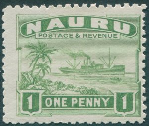 Nauru 1924 1d green SG27A unused