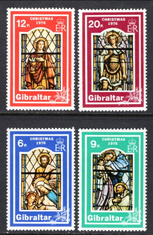 Gibraltar 334-337 Christmas MNH VF