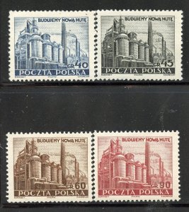 Poland # 502-5, Mint  Hinge.