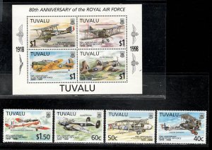 TUVALU SC# 763-67 FVF/MNH