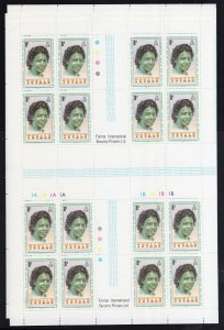 Tuvalu Scott 125-128 Mint never hinged.
