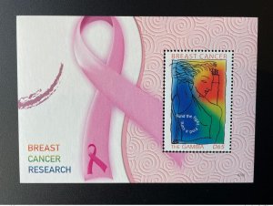 2007 Gambia Mi. Bl. 765 Breast Cancer Breast Research Disease Common Issue-