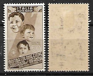 ITALY STAMPS. 1937 AIR Sc.#C90, MH