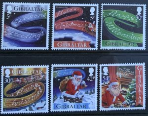 GIBRALTAR 1999 CHRISTMAS SG897/902  UNMOUNTED MINT