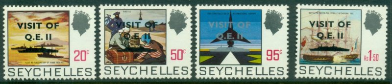 Seychelles 1975 Pictorials Opt Visit of QEII MLH