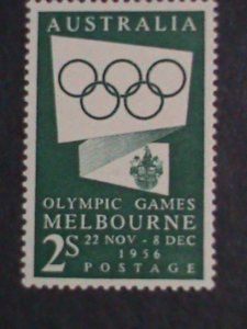 ​AUSTRALIA- 1954 SC #277  16TH OLYMPIC GAMES -MELBOURNE MNH  -VERY FINE