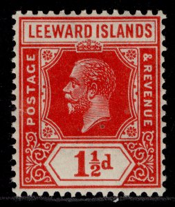 LEEWARD ISLANDS GV SG63, 1½d carmine-red, VLH MINT. 