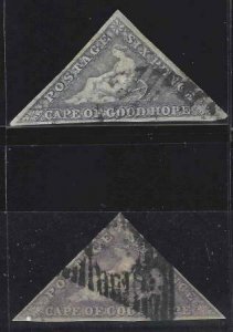 Cape of Good Hope 1858 SC 5 Used SCV $300.00