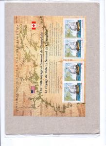 US #4074 Champlain Souvenir Sheet MNH