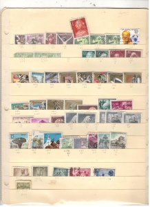 SPAIN COLLECTION ON STOCK SHEET MINT/USED